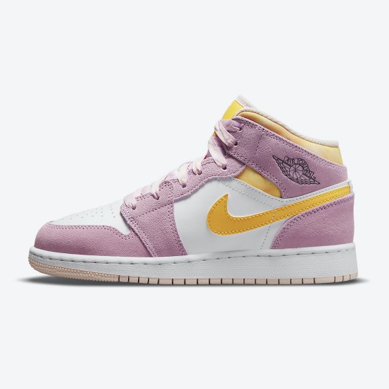 Dámské Jordan 1 Mid SE GS Arctic Pink DC9517-600 Jordan Boty