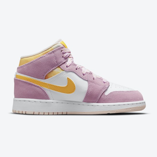 Dámské Jordan 1 Mid SE GS Arctic Pink DC9517-600 Jordan Boty