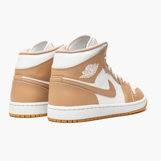 Dámské/Pánské Jordan 1 Mid Tan Gum 554724-271 Jordan Boty