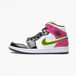 Pánské Jordan 1 Mid White Black Cyber Pink CZ9834-100 Jordan Boty