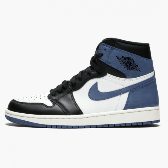 Dámské/Pánské Jordan 1 Retro High Blue Moon 555088-115 Jordan Boty