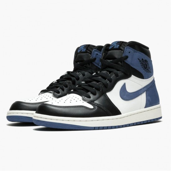 Dámské/Pánské Jordan 1 Retro High Blue Moon 555088-115 Jordan Boty