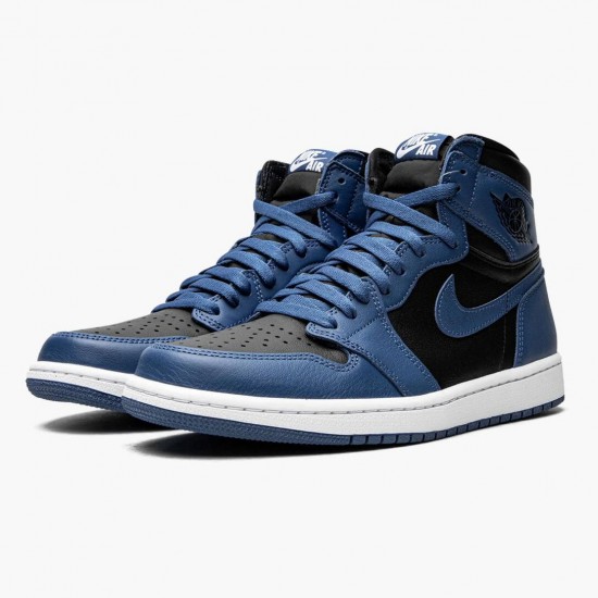 Dámské/Pánské Jordan 1 Retro High OG Dark Marina Blue 555088-404 Jordan Boty