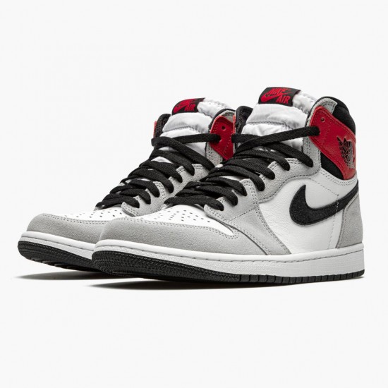 Dámské/Pánské Jordan 1 Retro High OG Light Smoke Grey 555088-126 Jordan Boty