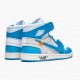 Dámské/Pánské Jordan 1 Retro High Off-White University Blue AQ0818-148 Jordan Boty