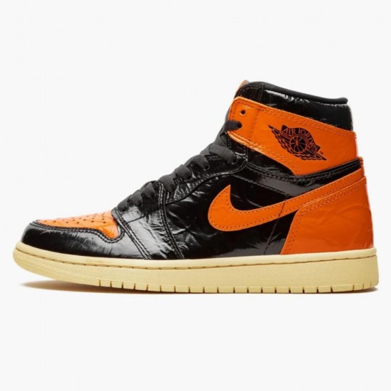 Pánské Jordan 1 Retro Shattered Backboard BlackPale Vanilla Starfish 555088-028 Jordan Boty