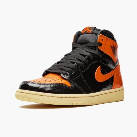 Pánské Jordan 1 Retro Shattered Backboard BlackPale Vanilla Starfish 555088-028 Jordan Boty