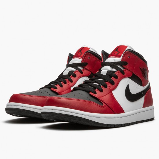 Pánské Jordan 1 Mid Chicago Black Toe 554724-069 Jordan Boty