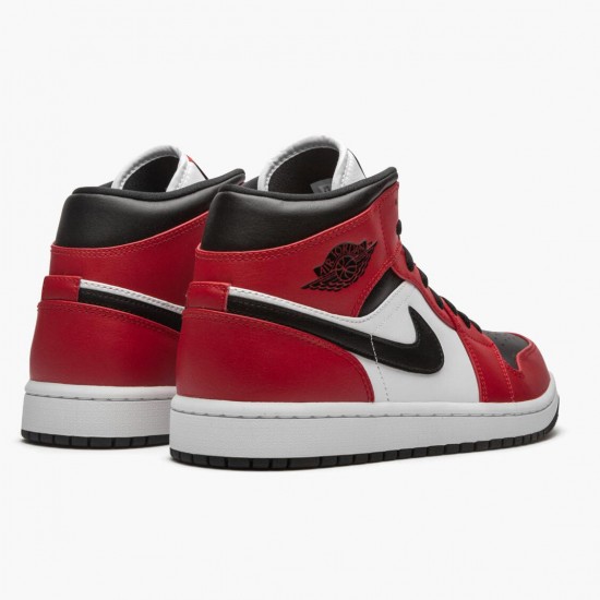 Pánské Jordan 1 Mid Chicago Black Toe 554724-069 Jordan Boty