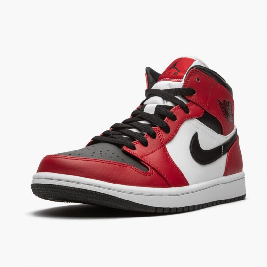 Pánské Jordan 1 Mid Chicago Black Toe 554724-069 Jordan Boty