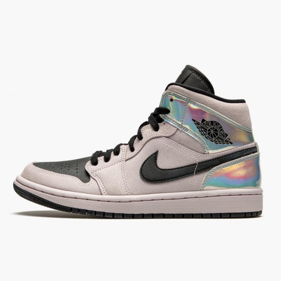 Dámské/Pánské Jordan 1 Mid Dirty Powder Iridescent Barely BQ6472-602 Jordan Boty