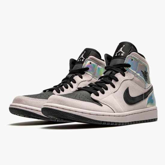 Dámské/Pánské Jordan 1 Mid Dirty Powder Iridescent Barely BQ6472-602 Jordan Boty