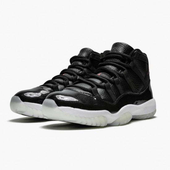 Dámské/Pánské Jordan 11 Retro 72 10 Black Gym Red White Anthracite Black 378037-002 Jordan Boty