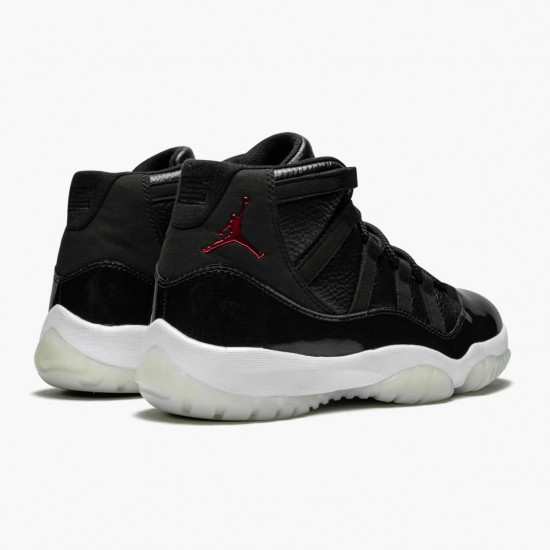 Dámské/Pánské Jordan 11 Retro 72 10 Black Gym Red White Anthracite Black 378037-002 Jordan Boty