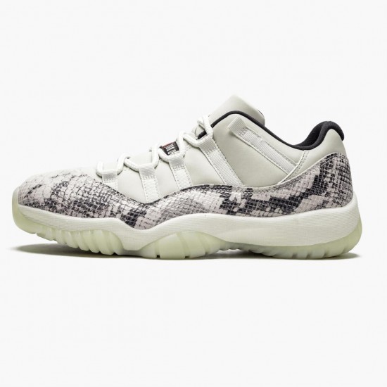 Dámské/Pánské Jordan 11 Retro Low Snake Light Bone CD6846-002 Jordan Boty