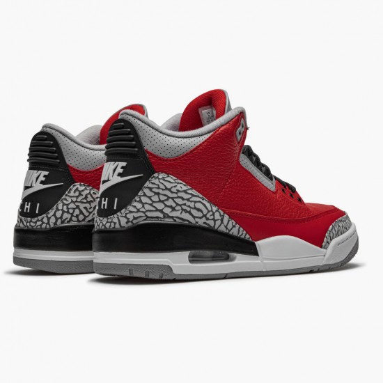 Pánské Jordan 3 Retro Fire Red CePánskét CU2277-600 Jordan Boty