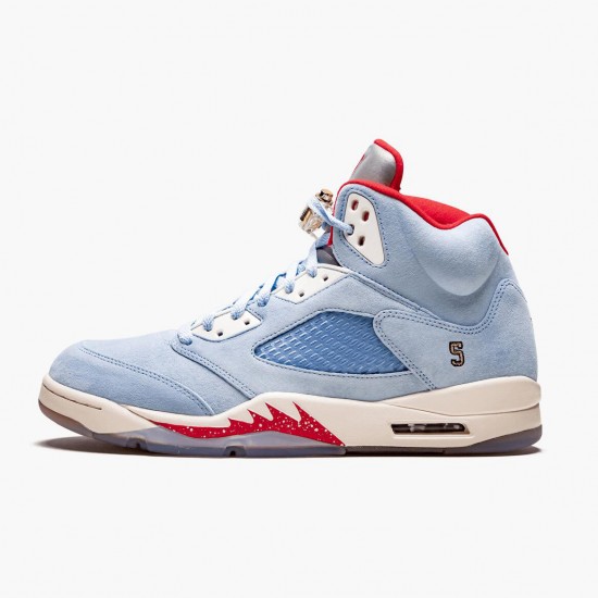 Dámské/Pánské Jordan 5 Retro Trophy Room Ice Blue CI1899-400 Jordan Boty