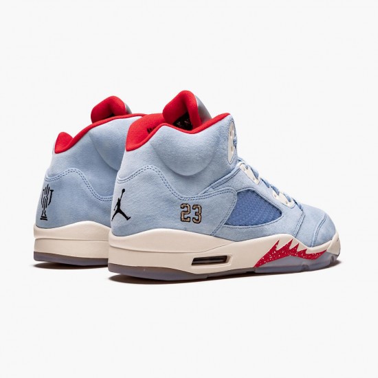 Dámské/Pánské Jordan 5 Retro Trophy Room Ice Blue CI1899-400 Jordan Boty