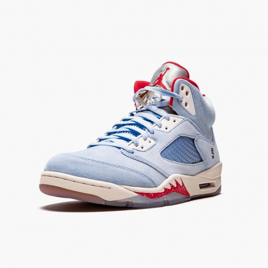 Dámské/Pánské Jordan 5 Retro Trophy Room Ice Blue CI1899-400 Jordan Boty