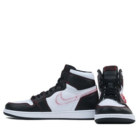 Jordan 1 Retro High Defiant"White Black Gym Red" Pánské/Dámské Boty CD6579-071