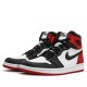 Jordan 1 Retro High "Satin Black Toe" Pánské/Dámské Boty CD0461-016