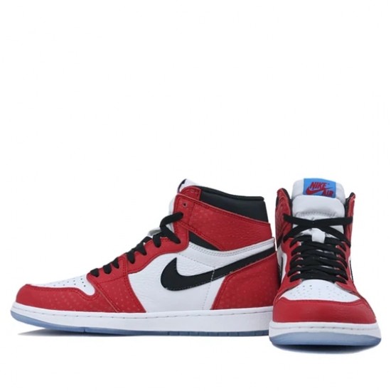 Jordan 1 Retro High "Spider-Man Origin Story" Dámské/Pánské Boty 555088-602