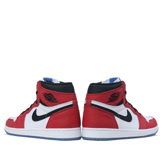 Jordan 1 Retro High "Spider-Man Origin Story" Dámské/Pánské Boty 555088-602