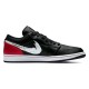 Jordan 1 Low "Brushstroke Swoosh Black" Dámské/Pánské Boty DA4659-001