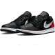 Jordan 1 Low "Brushstroke Swoosh Black" Dámské/Pánské Boty DA4659-001