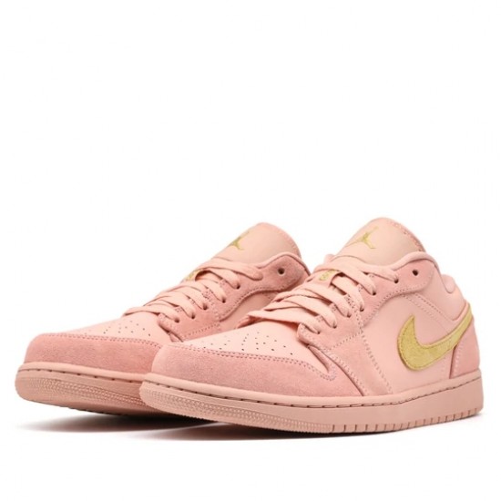 Jordan 1 Low "Coral Stardust" Pánské/Dámské Boty CJ9216-676