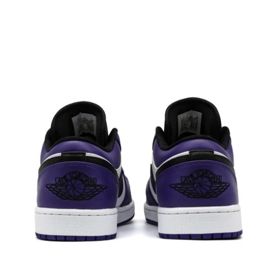 Jordan 1 Low "Court Purple White" Pánské/Dámské Boty 553558-500