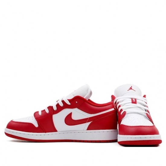 Jordan 1 Low "Gym Red White" Dámské/Pánské Boty 553560-611