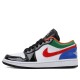 Jordan 1 Low "Multi-Color Black Toe" Dámské/Pánské Boty CZ4776-101