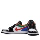 Jordan 1 Low "Multi-Color Black Toe" Dámské/Pánské Boty CZ4776-101