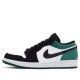 Jordan 1 Low "White Black Mystic Green" Pánské/Dámské Boty 553558-113