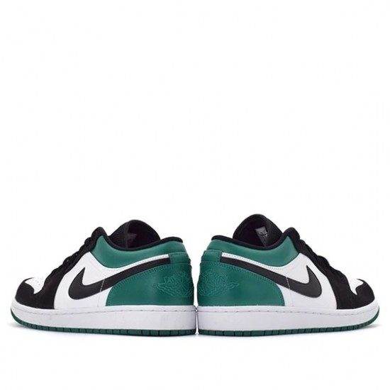 Jordan 1 Low "White Black Mystic Green" Pánské/Dámské Boty 553558-113