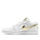 Jordan 1 Low "White Metallic Gold" Pánské/Dámské Boty CZ4776-100