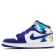 Jordan 1 Mid "Geometric Print" Pánské/Dámské Boty 555112-105