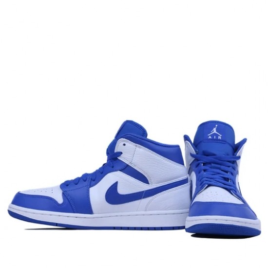 Jordan 1 Mid "Hyper Royal" Pánské/Dámské Boty 554724-114