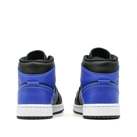 Jordan 1 Mid "Hyper Royal Tumbled Leather" Dámské/Pánské Boty 554724-077