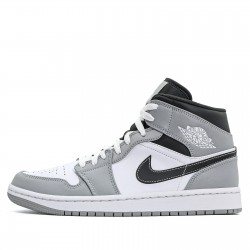 Jordan 1 Mid "Light Smoke Grey Anthracite" Dámské/Pánské Boty 554724-078