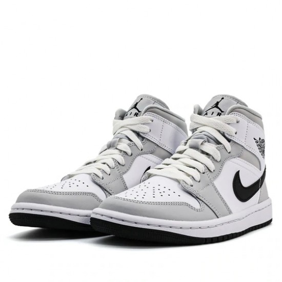 Jordan 1 Mid "Light Smoke Grey" Pánské/Dámské Boty BQ6472-015