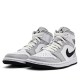 Jordan 1 Mid "Light Smoke Grey" Pánské/Dámské Boty BQ6472-015