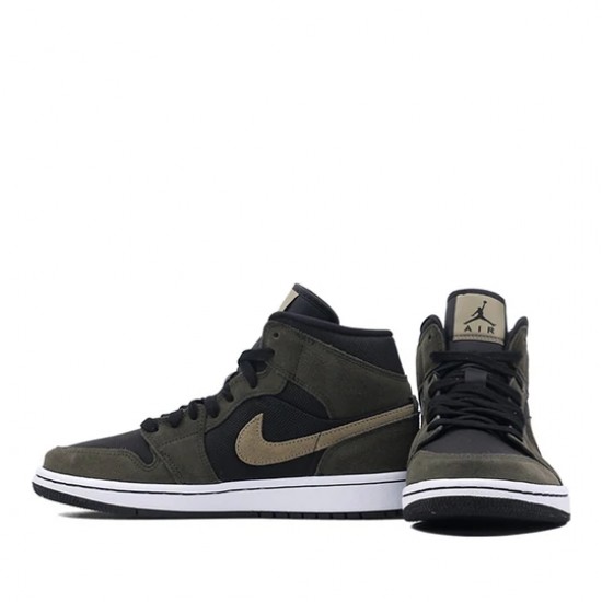 Jordan 1 Mid "Military Olive" Dámské/Pánské Boty BQ6472-030