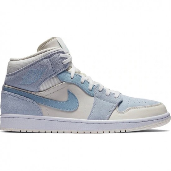 Jordan 1 Mid "Mixed Textures Blue" Pánské/Dámské Boty DA4666-100