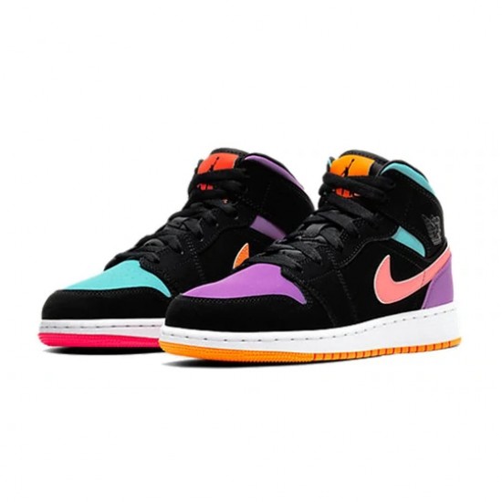 Jordan 1 Mid "Multi-Color" Dámské/Pánské Boty 554725-083