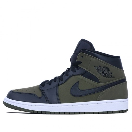 Jordan 1 Mid "Olive Canvas" Dámské/Pánské Boty 554724-301