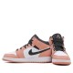 Jordan 1 Mid "Pink Quartz" Dámské/Pánské Boty 555112-603