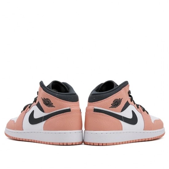 Jordan 1 Mid "Pink Quartz" Dámské/Pánské Boty 555112-603