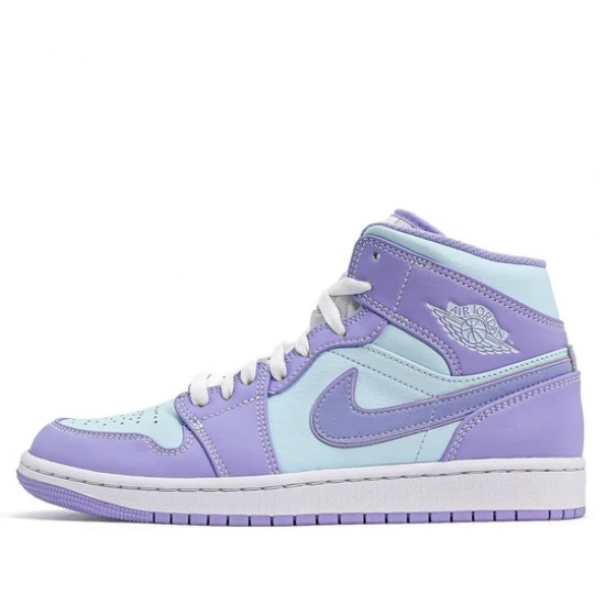 Jordan 1 Mid "Purple Aqua" Dámské/Pánské Boty 554725-500